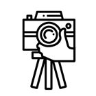 Camera On Tripod