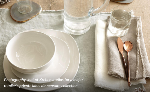 Photography of dinnerware for major retailer